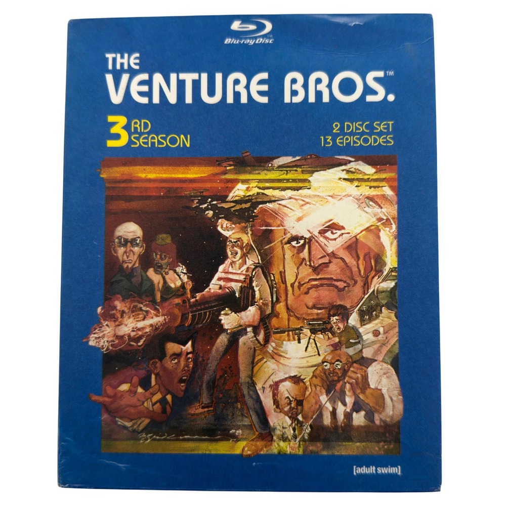 The Venture Bros Season 3 Blu-ray 2-Disc Set Adult Swim JG Thirlwell Music CD
